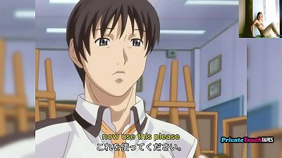 His professor and his stepsister challenge to keep his penis anime UNCENSORED bosom